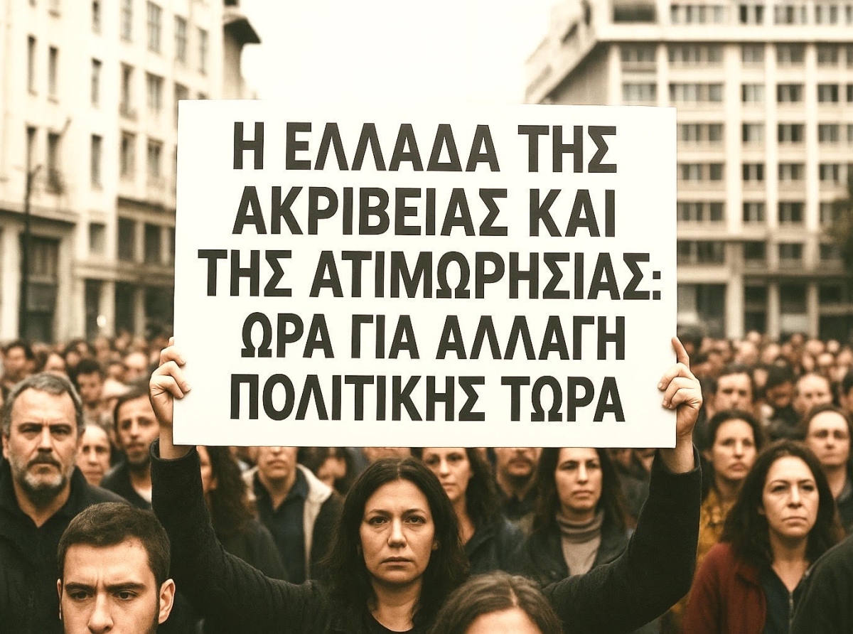 Η Ελλάδα της ακρίβειας και της ατιμωρησίας: Ώρα για πολιτική αλλαγή