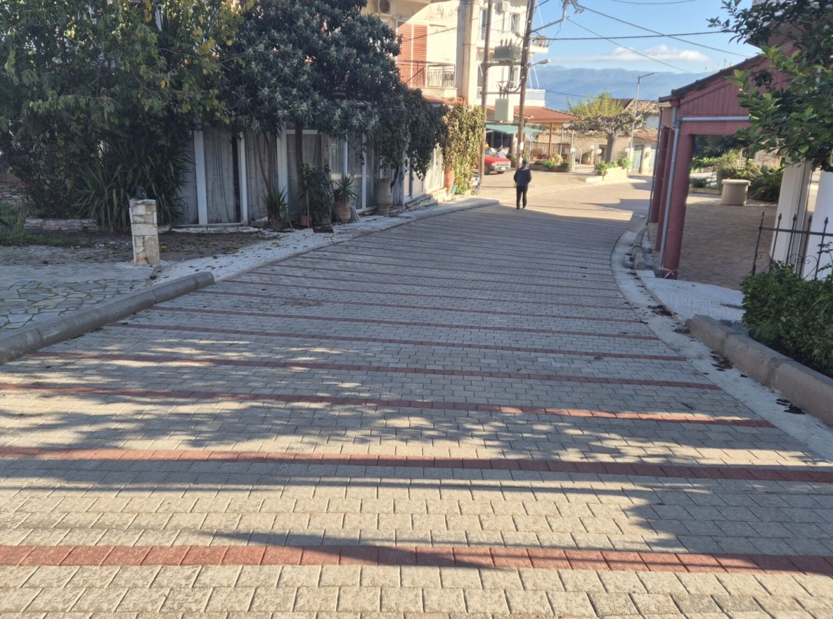 Ο Δήμος Αμφιλοχίας ολοκλήρωσε την ανάπλαση δρόμου στην τοπική Κοινότητα Σπάρτου