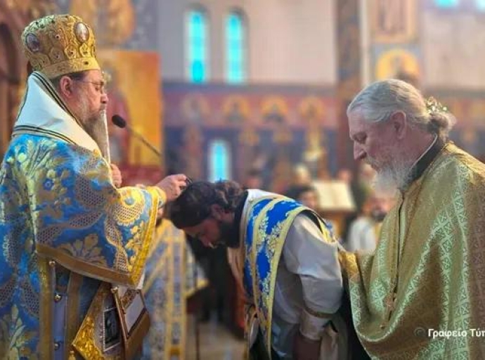 Χειροτονία νέου Πρεσβυτέρου στην Ιερά Μητρόπολη Αιτωλίας και Ακαρνανίας