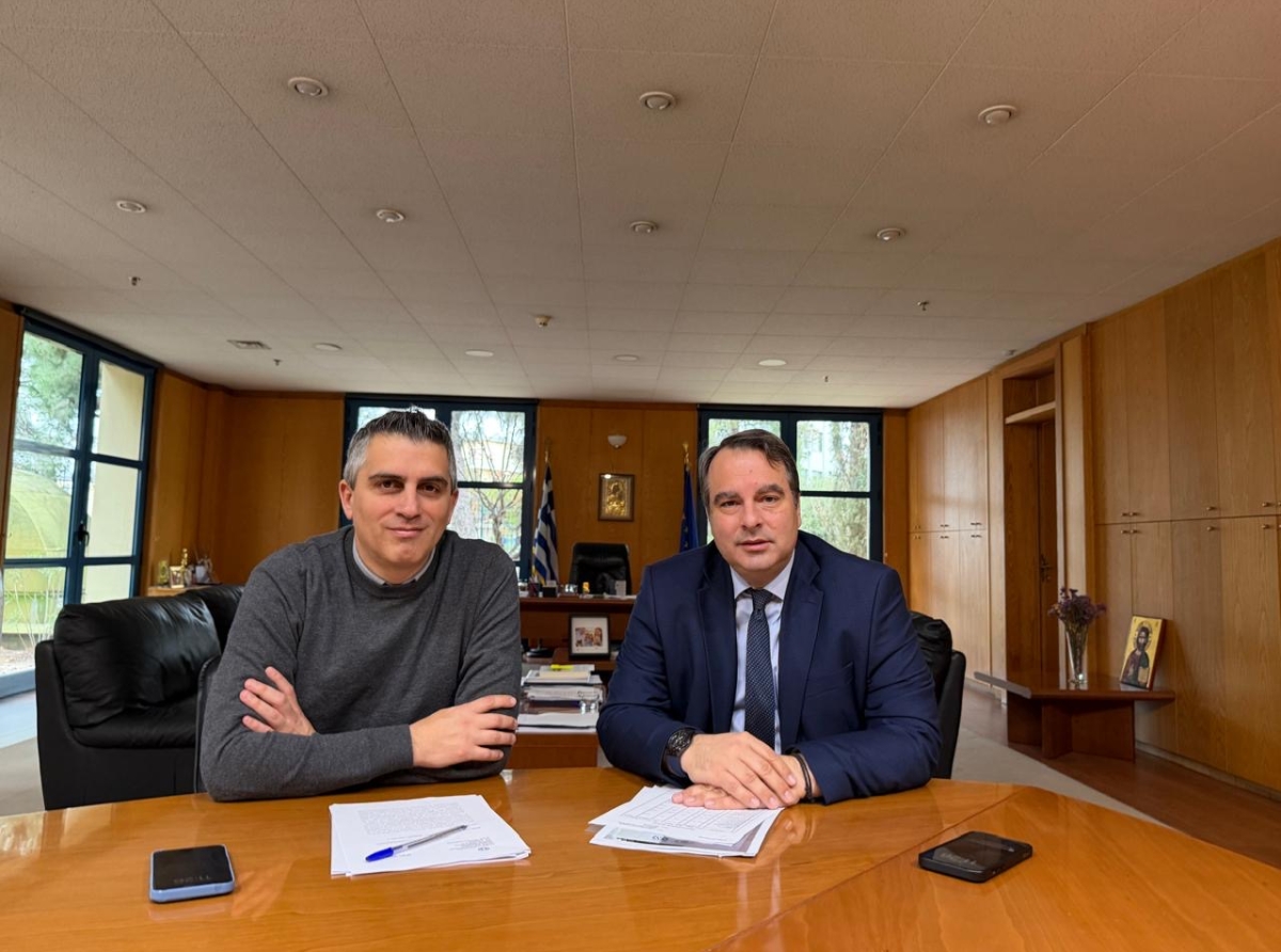 Δήμας σε συνάντηση με Παπαθανάση: προχωρά ο κόμβος εξόδου προς Μενίδι στην Ιόνια Οδό