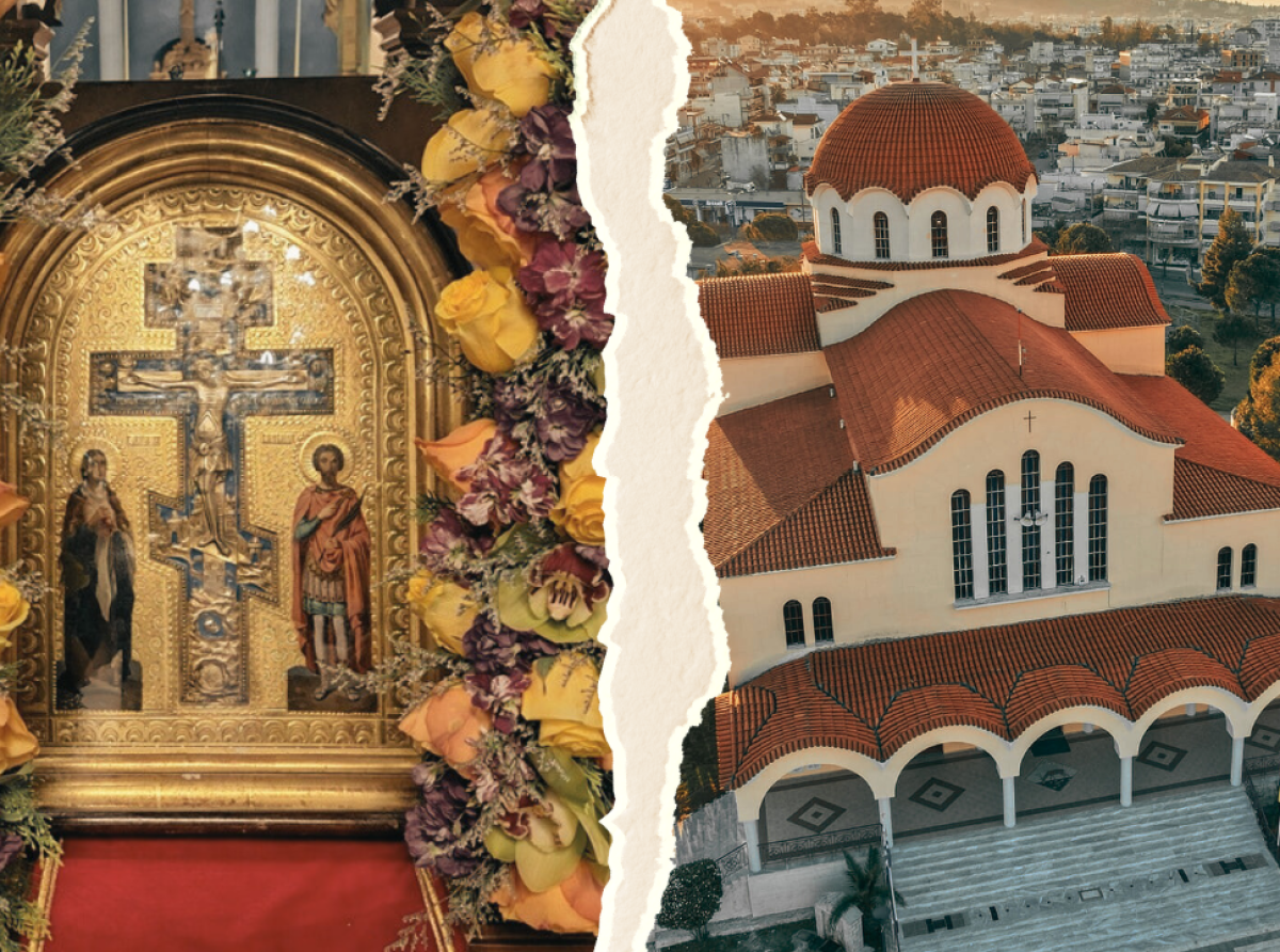 Αγρίνιο: Υποδοχή Τιμίου Ξύλου στον Άγιο Κωνσταντίνο