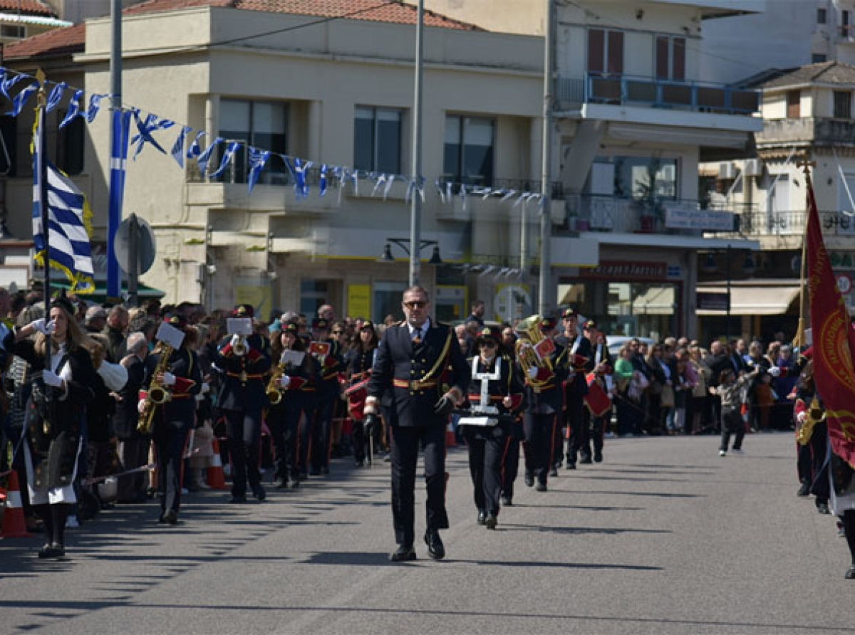 Η Δημοτική Φιλαρμονική Αμφιλοχίας στις Γιορτές Εξόδου Μεσολογγίου