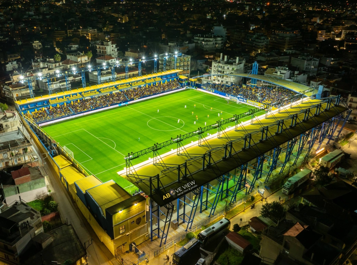 Από ψηλά το γήπεδο- «κουκλί» του Παναιτωλικού