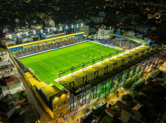 Από ψηλά το γήπεδο- «κουκλί» του Παναιτωλικού