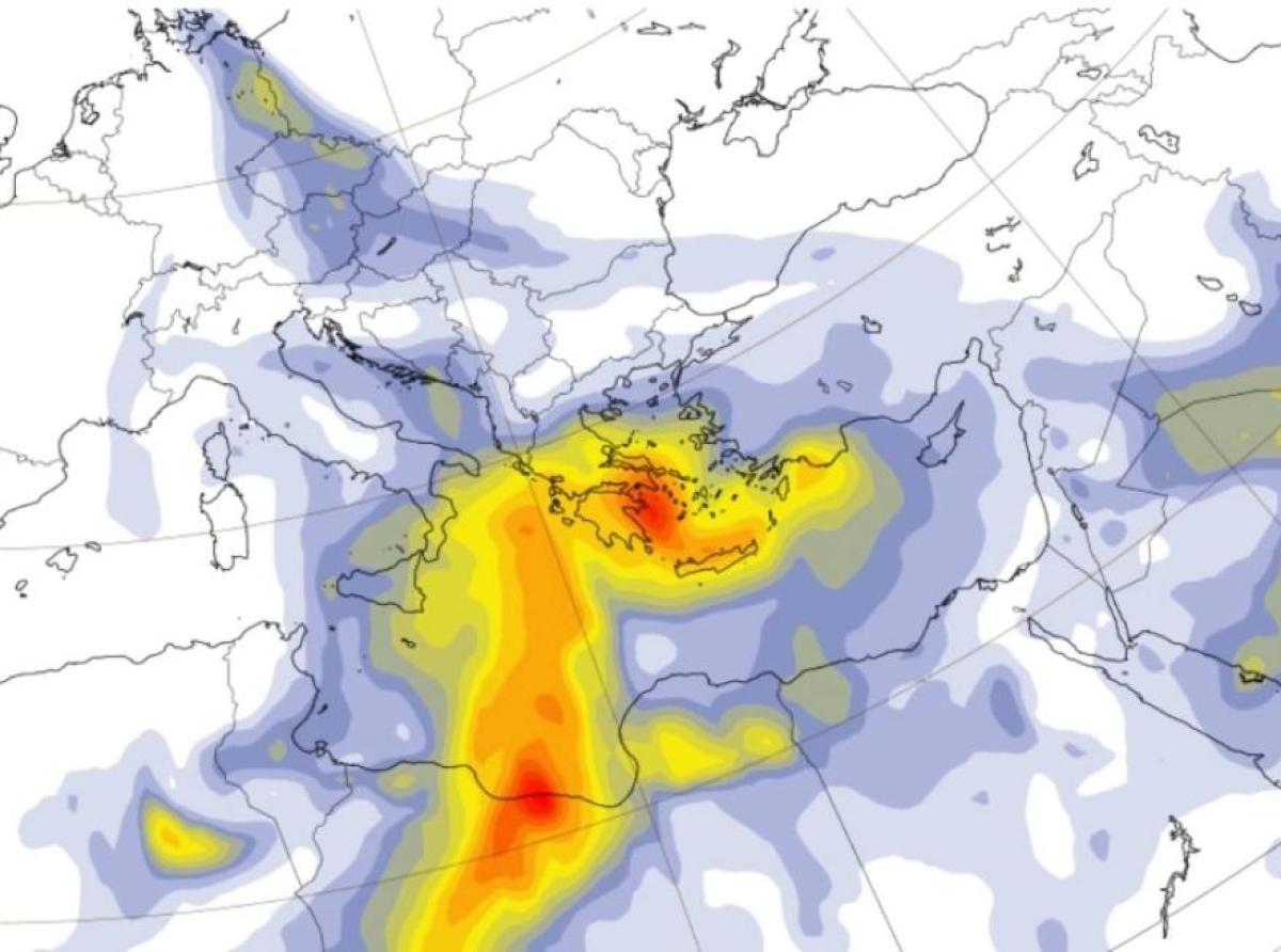 Τσατραφύλλιας: Με σκόνη, νοτιάδες και λασποψιχάλες η επιστροφή των εκδρομέων του Πάσχα, ανεβαίνει η θερμοκρασία 