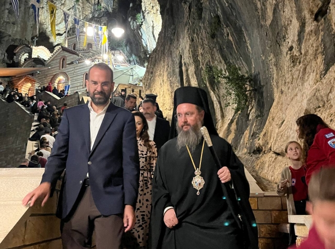 Νεκτάριος Φαρμάκης: Στην Αγία Ελεούσα Κλεισούρας για προσκύνημα