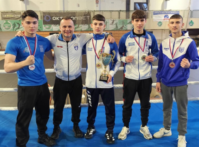 Χρυσή “γροθιά” στην Ευρώπη: Διπλή κορυφή για την Αμφιλοχία στο διεθνές τουρνουά πυγμαχίας στη Σερβία