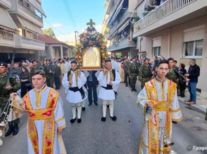Η Λιτανεία του Αγίου Χριστοφόρου στο Αγρίνιο (φωτο)